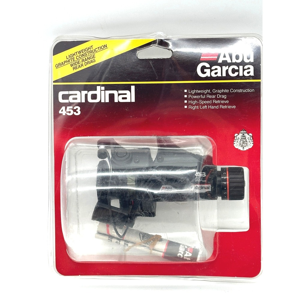 Vintage Abu Garcia Cardinal 453 GL Spinning Reel Rear Drag NOS Sealed Japan NIB